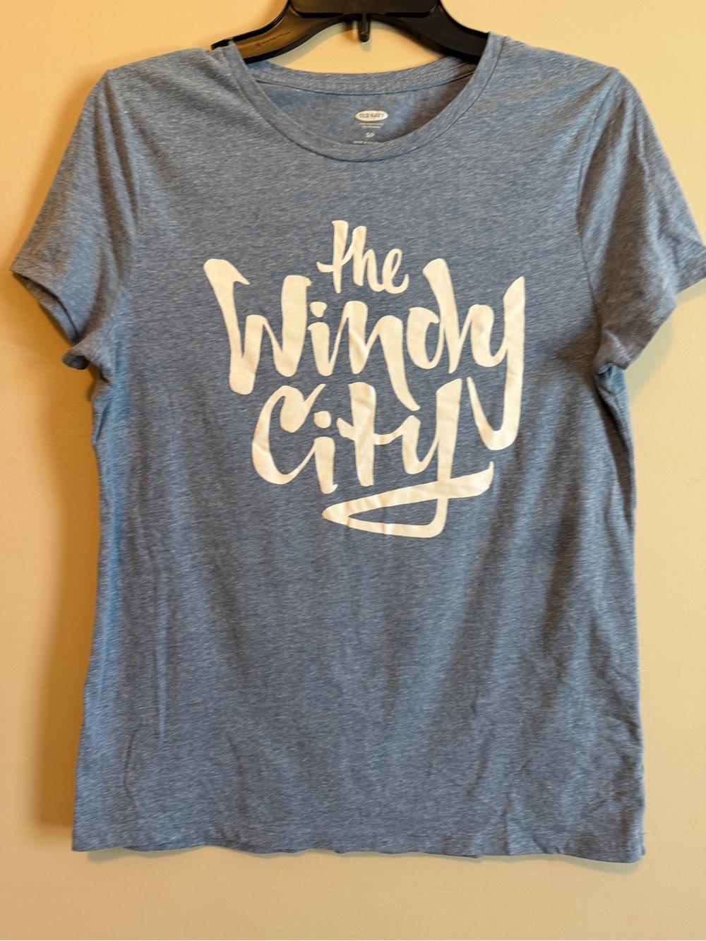 Old Navy Windy City Short Sleeve Tshirt Small Blue